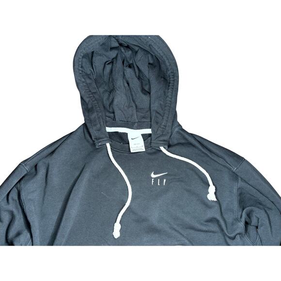 Nike Dri-FIT Swoosh Fly Standard Issue Basketball Hoodie Womens Small Black - Picture 3 of 7